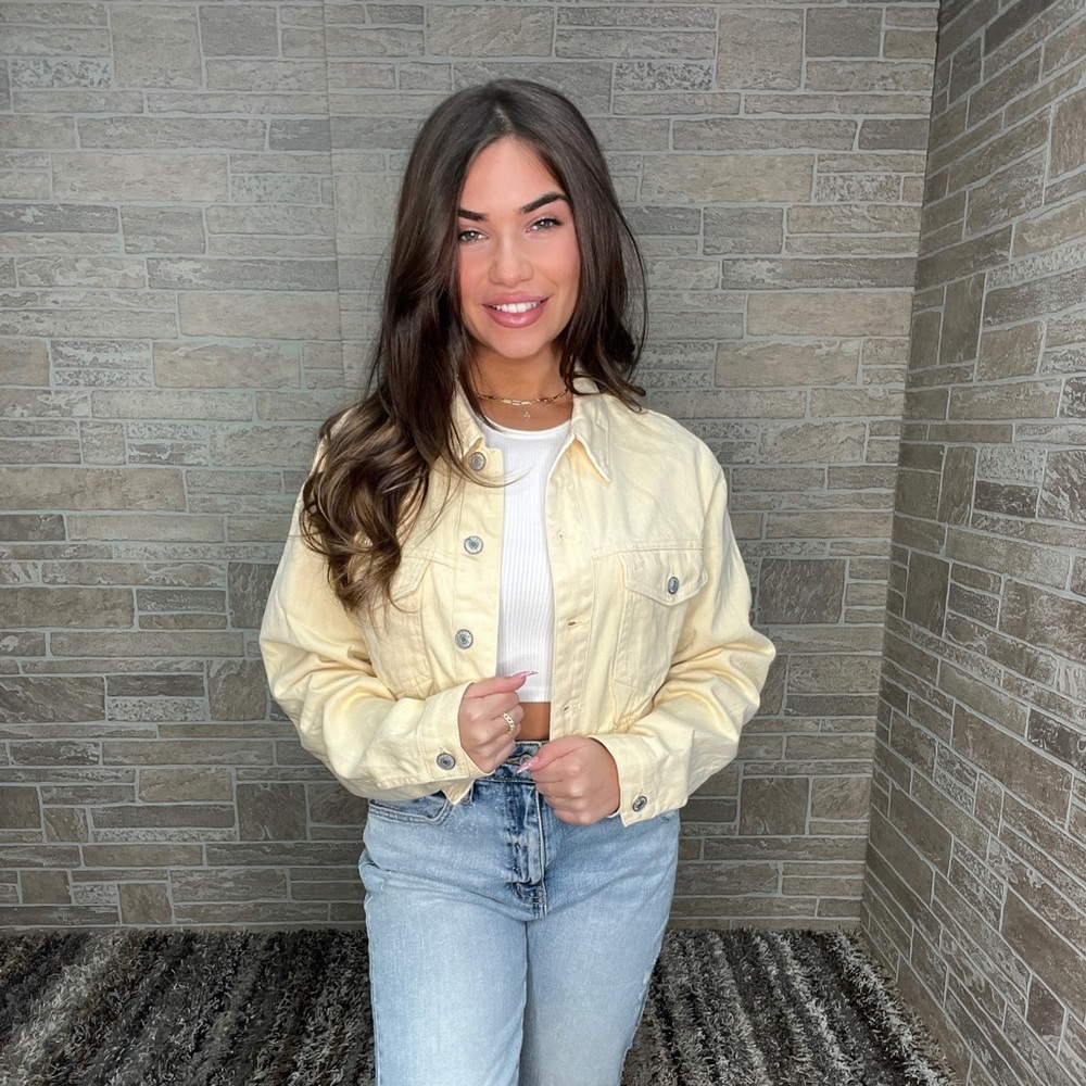 When Life Gives You Lemons Denim Jacket